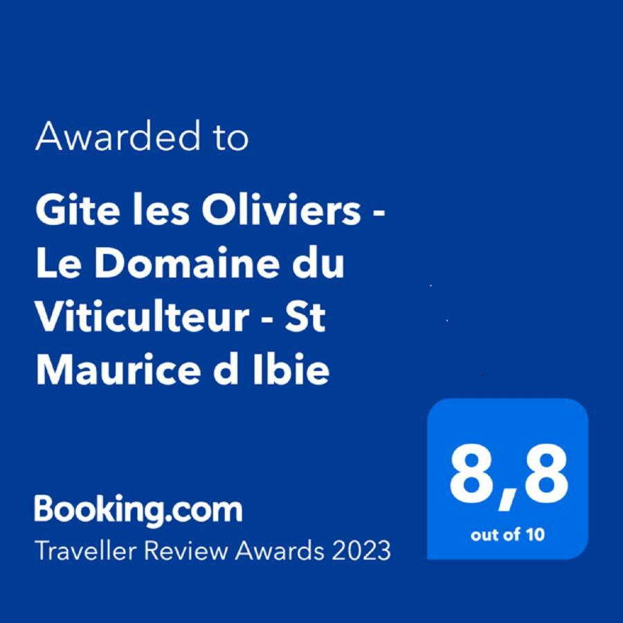 Gite Les Oliviers - Le Domaine Du Viticulteur - St Maurice D Ibie Saint-Maurice-dʼIbie Exteriör bild